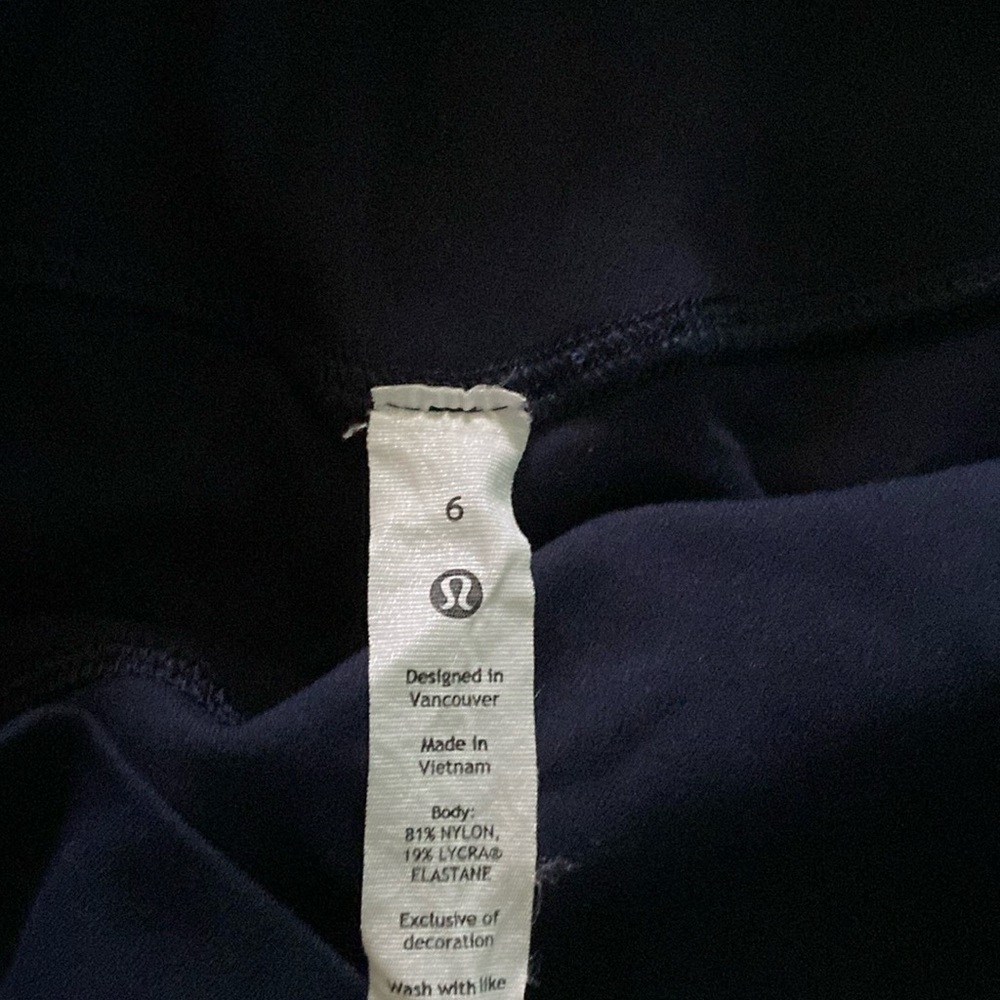 Lululemon mini flare legging size 6